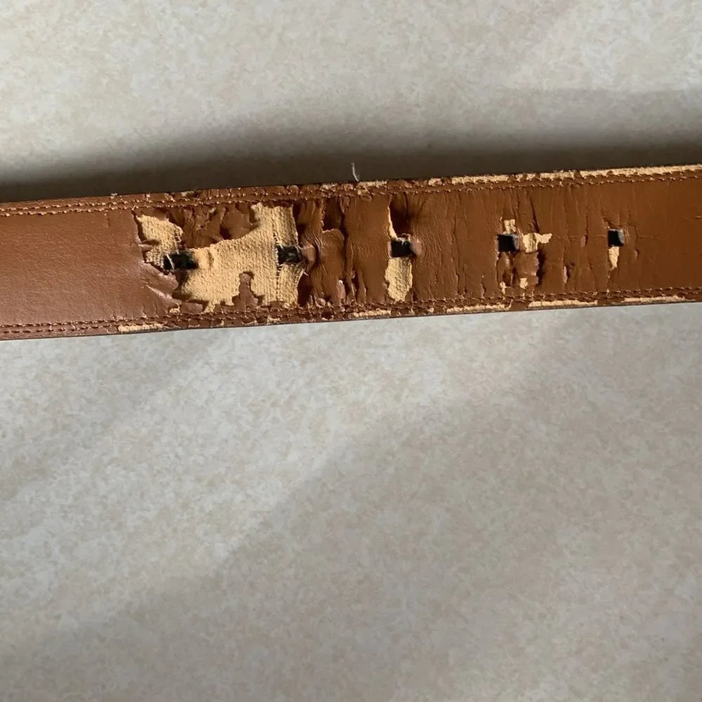 DKNY Genuine Leather Belt Men’s size40